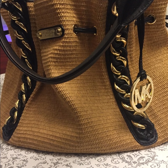 MICHAEL KORS Straw Shoulder Bag - Picture 3 of 5
